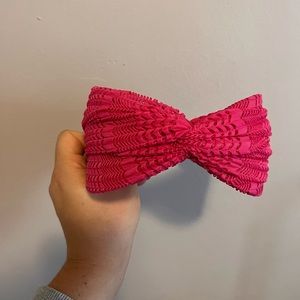 pink twist headband